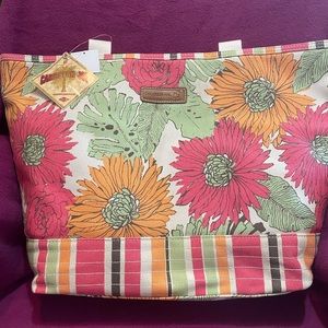 Caribbean Joe Canvas Beach Tote